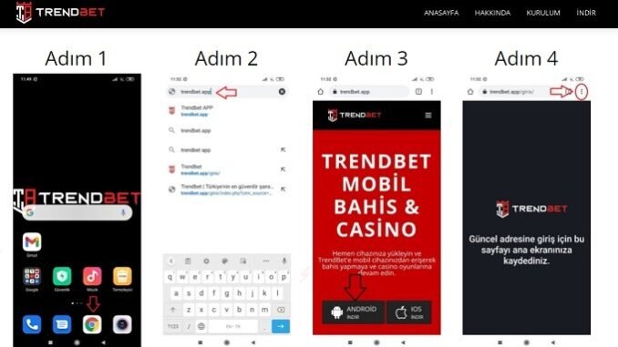 TrendBet Android Uygulama