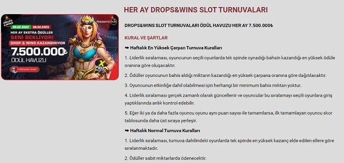 TrendBet Drops&Wins Slot Turnuvası