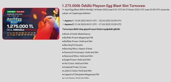 TrendBet April Egg Blast Turnuvası