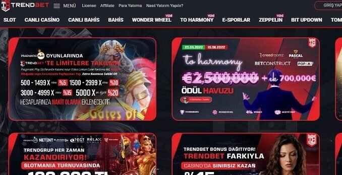 TrendBet 50 Yatırıma Bonus