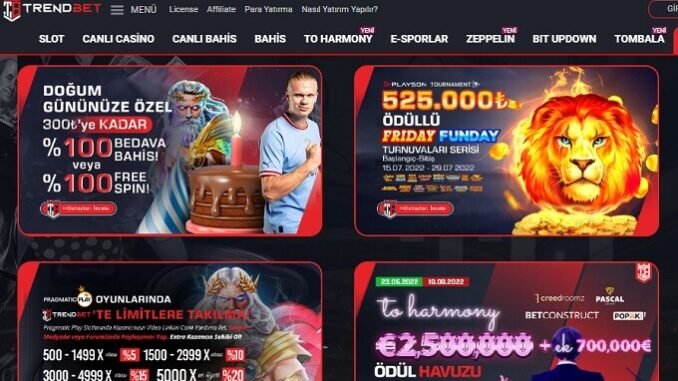 TrendBet Doğum Günü Bonusu