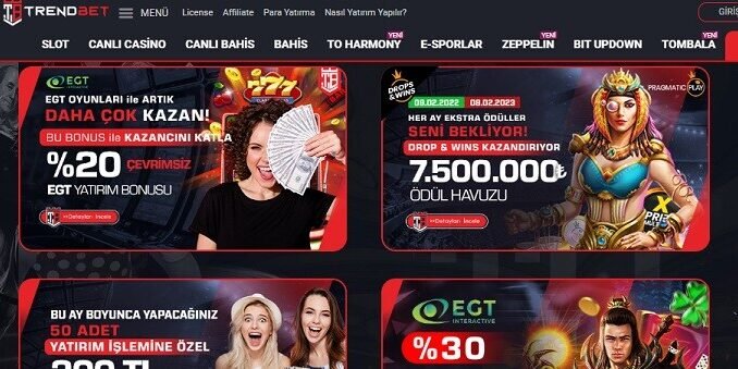 TrendBet EGT Oyunlarında Bonus