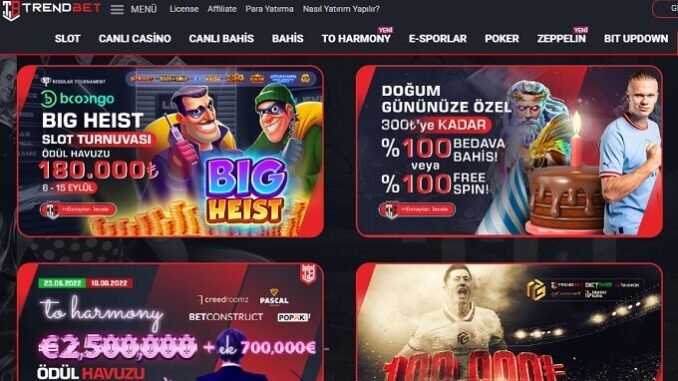 TrendBet Big Heist Slot Turnuvası