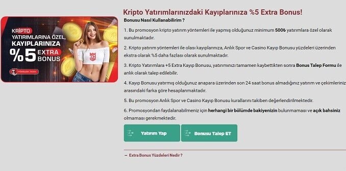 TrendBet Kripto Ekstra Bonusu