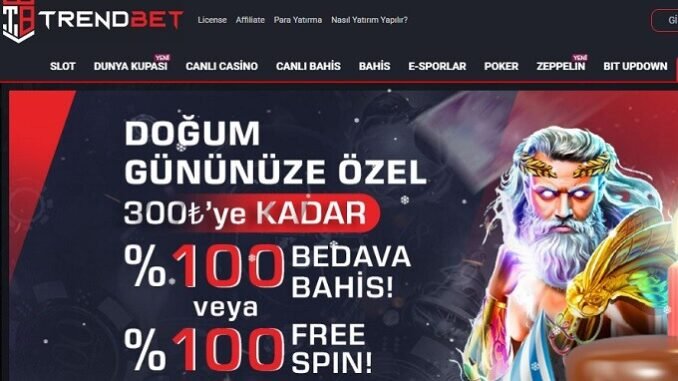 TrendBet Bonus Talepleri