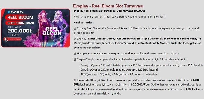 TrendBet Evoplay Turnuvası