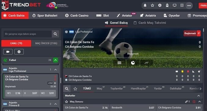 TrendBet Colon Belgrano Maçı Bahis Tahmini
