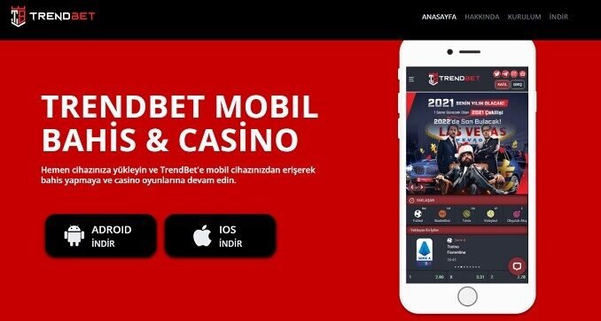 TrendBet Mobil Uygulama Giriş Yöntemi